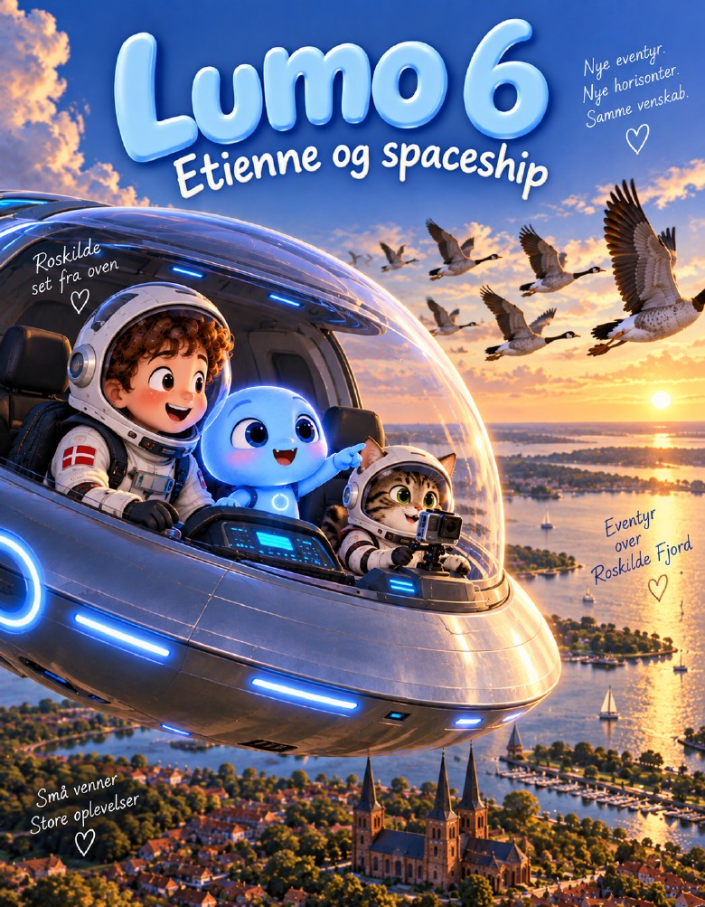 Cover til Lumo 6 - Étienne og rumskibet