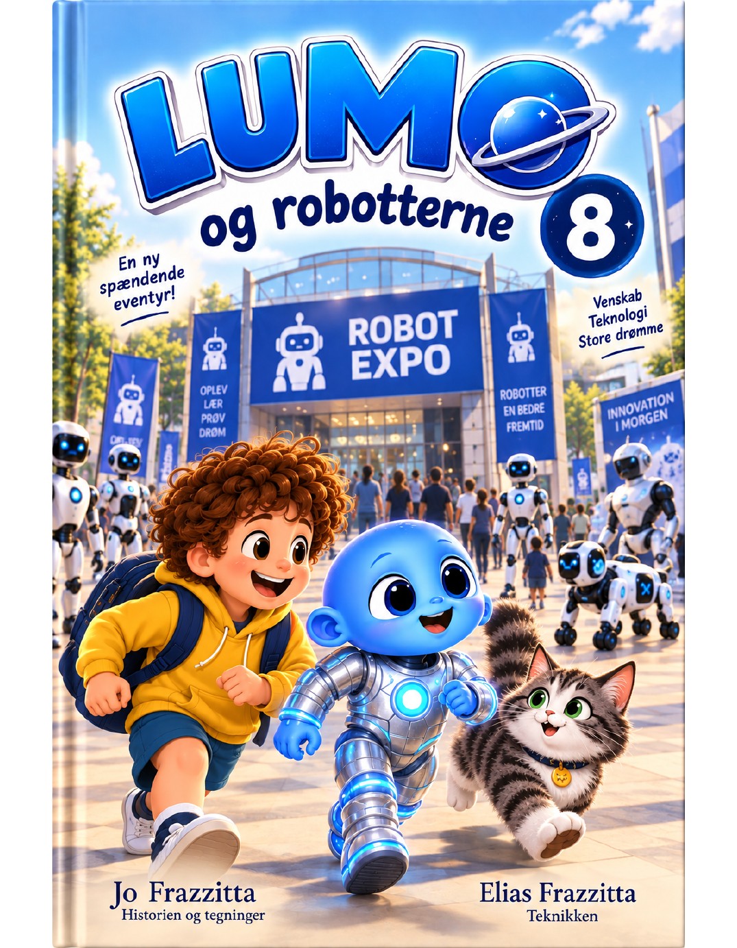 Cover til Lumo 8 - Lumo og robotterne af Jo Frazzitta